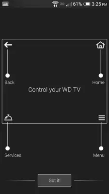 WD TV Remote android App screenshot 3